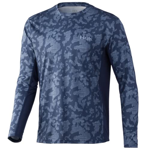 Image of HUK Men's Icon X Long Sleeve Shirt, Performance Fishing Shirt