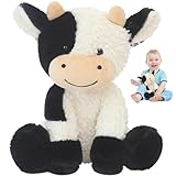 Peluche de vache Design mignon : la vache en peluche est un compagnon idéal pour les enfants et les adultes et est très populaire parmi les enfants.