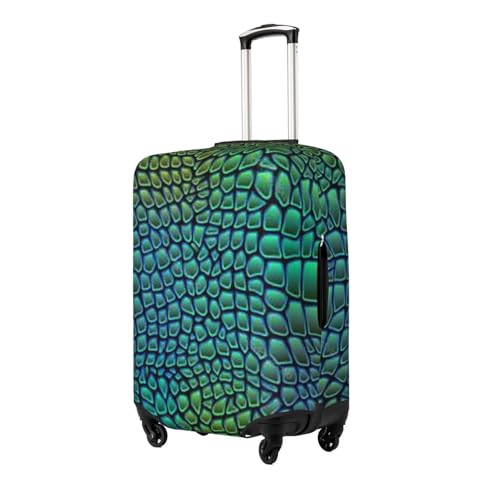 Alligator Skin Print Suitcase Cover Luggage Protector Washable Elastic Fashionable Travel Gear Cover2
