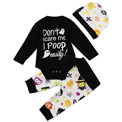ASHOP Body Bebe niño Conjunto niños bebé.a Rayas Manga Corta Polo para Mono Invierno (Negro,80 (6-12Meses))