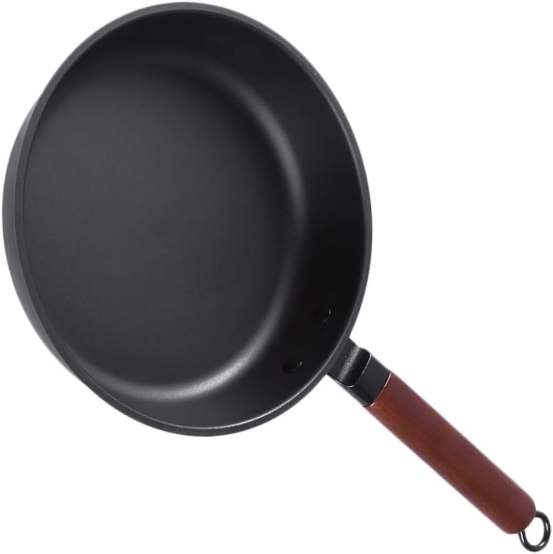 Non-stick and Steak Pan Uncoated Iron Frying Pan for Cooking and Grilling Compatible Gas and Induction Cooktops