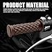 RGOAANC Motorcross Handle Grips, Dirt Bike Grips, Rubber Anti-Slip Universal Handlebar Racing Grip, Car Accessories Motorcycle Comfort Hand Handlebar Grip for Motocross Scooter Dirt Bike (Coffee)