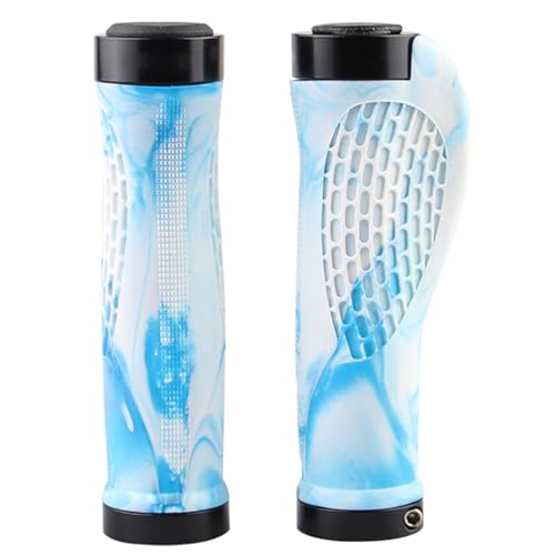 Btgghytr 両側ロック マウンテンバイク ハンドルバーグリップ 滑り止め サイクリングハンドルバースリーブ 快適な自転車ハンドルグリップ