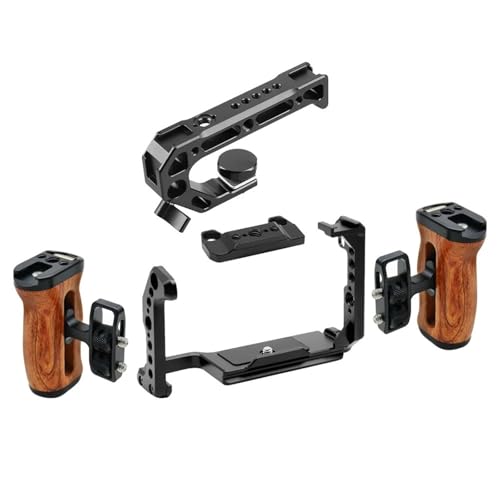 �݊���������܂�Sony FX30 FX3 �A�ʐ^�B�e�p�̃g�b�v�O���b�v�t���J�������r�b�g�P�[�W�t���[��(Blue)