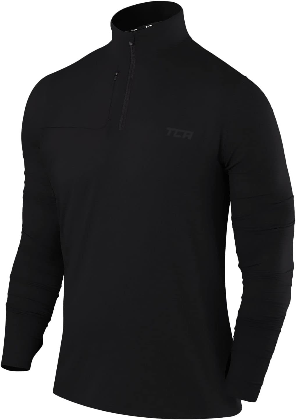 TCA Fusion Gym Tops for Men Training Sports Long Sleeve Running Top Men Gym Clothes