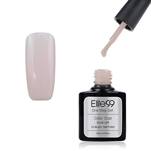Elite99 One Step Gel Polish No Need Base Top Coat Nail Art UV LED Ivory