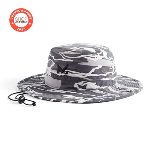 Image of MISSION Cooling Bucket Hat - Unisex Wide-Brim Hat for Men & Women - Lightweight, Foldable & Durable - Cools Up to 2 Hours