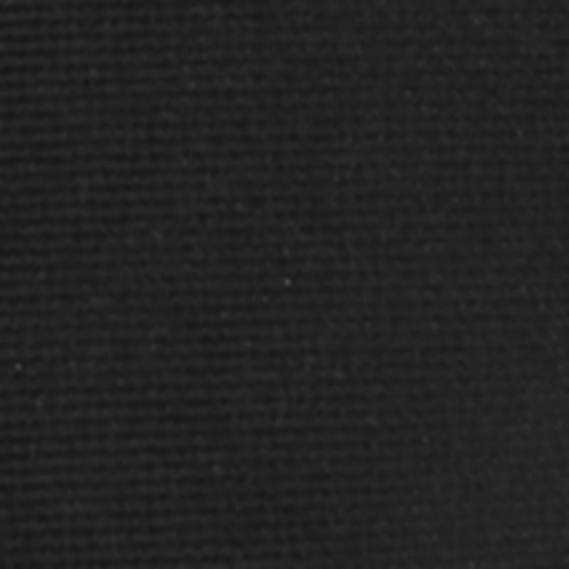 Calabrum Men's Slim Solid Black Tie (Black, One Size) - Image 3