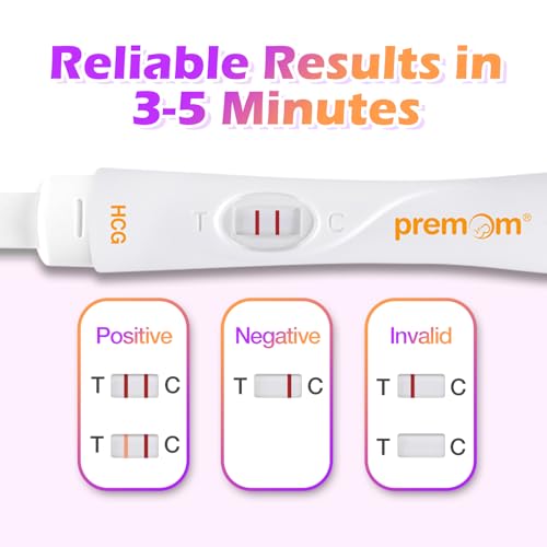Premom Pregnancy Tests: hCG Strips 30 Pack + Pregnancy Test Stick 3 Pack Highly Accurate - Early Pregnancy Detection Kit for Rapid Results - Thumbnail 6