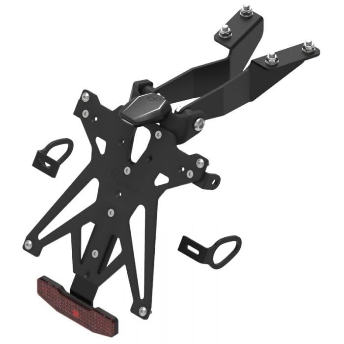 LighTech kit porta targa regolabile KTARYA116A1 compatibile con Yamaha YAMAHA MT-09 TRACER 2013-2016