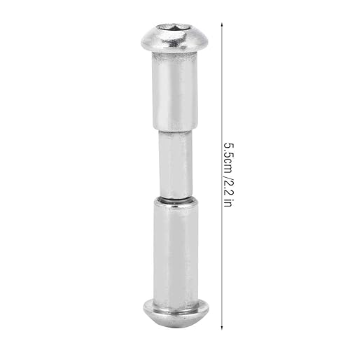 Miniatura 6 de Tbest Perno de scooter de acero al carbono, cabeza plana, rosca derecha, plata, 1 unidad, compatible con M365