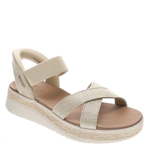 Image of Skechers BOBS Sun Ray-Bright Take Women's Sandal, 8.5 C /D US, Natural