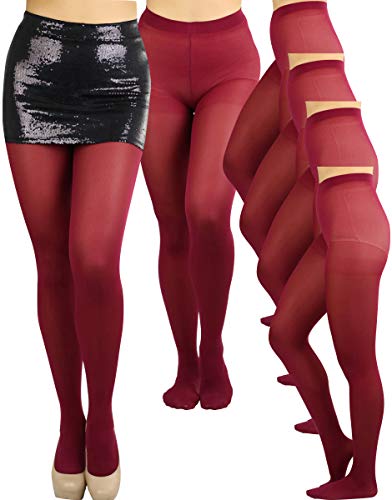 Image of ToBeInStyle Womens Pack of 6 Muted Color Opaque Tights