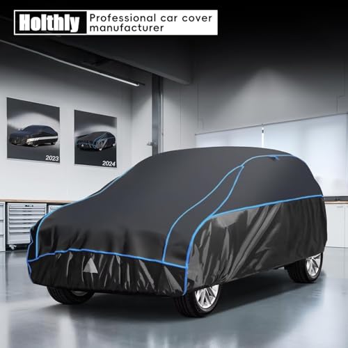 Holthly Hail Protector Car Cover for SUV, Anti Hail Car Covers Thick Multi-Layered EVA Outdoor, Hail Proof Car Cover All Weather, Hail Protection Padded Fit SUV Jeep (Length 191 to 201 inch) by Holthly - Image 7