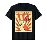 Windsor Ontario Canada Arbeitsfaust mit Rosenhemd
