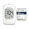 Sinocare Safe AQ Pro I Glucometro Misuratore Glicemia nel Sangue Diabete Test Kit con Strisce in Argento-Carbonio, Alta Precisione, Marcatori Prima/Dopo Pasto con 25 Strisce e Lancatte