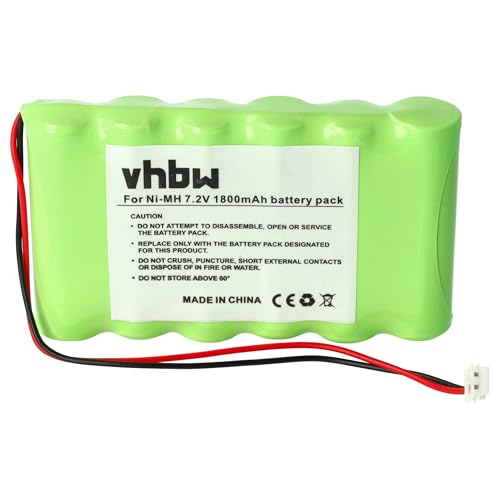 vhbw Batería reemplaza Compex 032002690 para tecnología médica (1800 mAh, 7,2 V, NiMH)