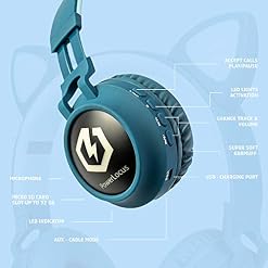 PowerLocus Casque Enfant Bluetooth, Casque Audio sans Fil pour Enfants, Bluetooth 5.0 Confortable Pliable Casque avec… - Les Beatles, Paul McCartney, John Lennon, RIngo Starr, George Harrison PowerLocus Casque Enfant Bluetooth, Casque Audio sans Fil pour Enfants, Bluetooth 5.0 Confortable Pliable Casque avec… – Image 6
