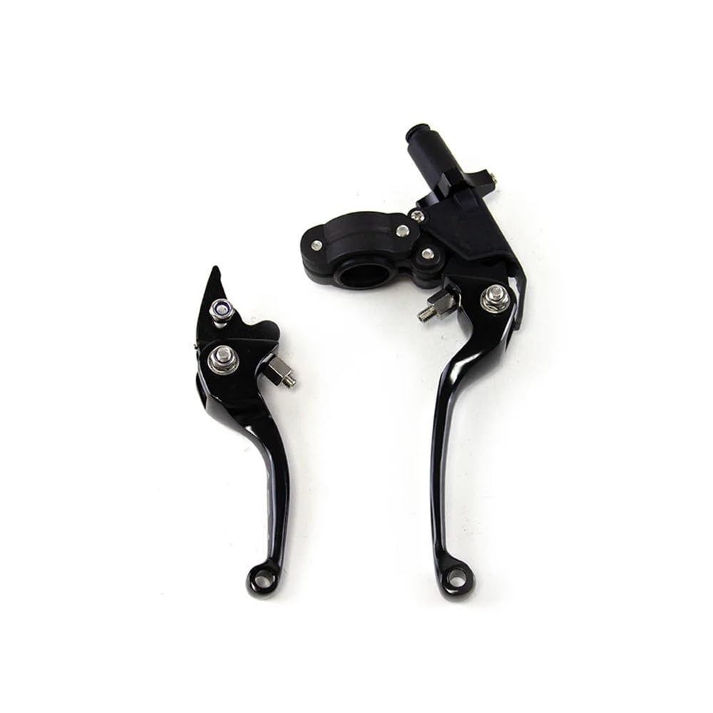 Vghkdfcfh Black Motorcycle Clutch Lever 22Mm Universal Motorcycle Brake Clutch Levers For Cnc Asv Motorbike Door Handle For Crf Yz Yzf Xr Exc Klx Rmz 125 250 450 250R(Black)