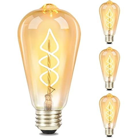 GBLY LED E27 lámpara vintage 3 piezas Cover