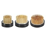 Duokon 3 Piezas Pin de arreglo Floral Redondo Ikebana Kenzan Decoración de Flores Herramienta de arreglo Fijo Pin de arreglo Floral Hodler 3.5cm 4.6cm 6cm