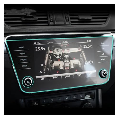 Protection d'écran pour Skoda Superb en TPU souple pour système de navigation GPS LCD
