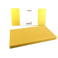 Wachsmann reines Bienenwachs – zertifiziert varroazid-frei, 15 Mittelwände Zander, Made in Germany, für Imker Rähmchen