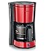 Price comparison product image Severin Coffee Maker with 1000 W of Power KA 4817, red Painted Stainless-Steel/Black