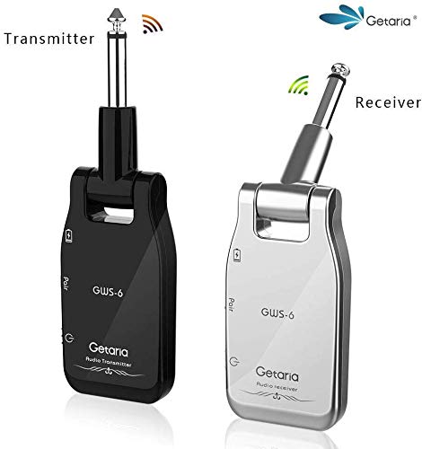 Getaria 2.4G Inalambrico Guitarra Transmisor y Receptor para Bajo de Guitarra Eléctrica