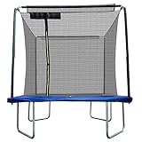 Ultrasport Rechteckiges Trampolin, aufstellbar, Trampolin mit großer Sprungfläche, viele Sicherheitsmerkmale, stabiles Outdoor-Trampolin-Gestell, in 2 Größen (244x366)