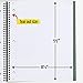 Five Star Advance Spiral Notebook + Study App, 1 Subject, College Ruled Paper, 8-1/2