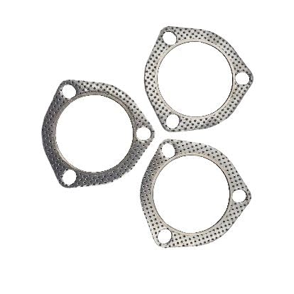 2.75 Inch 3 Bolt Exhaust Gasket Kit Compatible with Acura Integra & Honda Civic