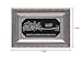 Islamic Home Decor Large Framed Hanging Wall Art Muslim Gift Bismillah 11 x 17in (Silver)