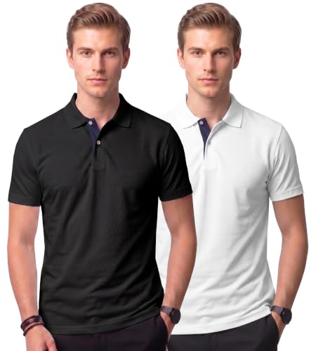 Image of XENOVAURBAN Dry Fit Polo Combo Tshirts for Man | Regular Fit | Quick Dry Mars Fabric Polo T-Shirt with Collar for Men
