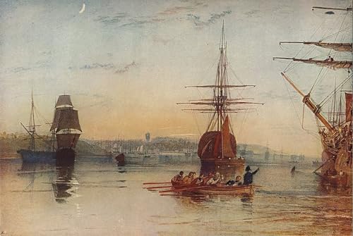 Cuadro decorativo de Cowes por Turner, llena de luz e historia tu salón con 60x90cm