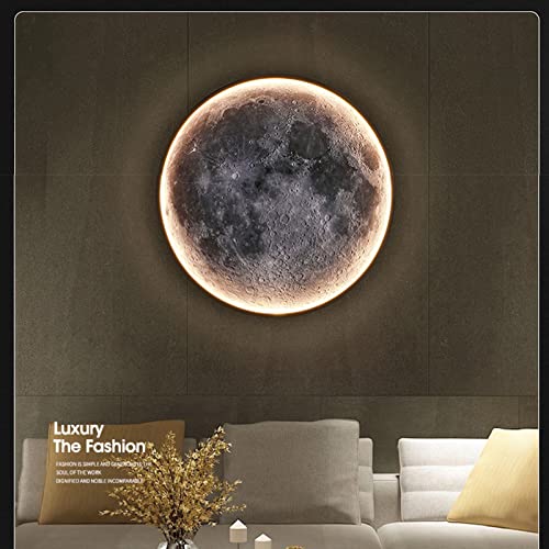 Applique murale LED lune noire dimmable éclairage intérieur salon et plafonnier