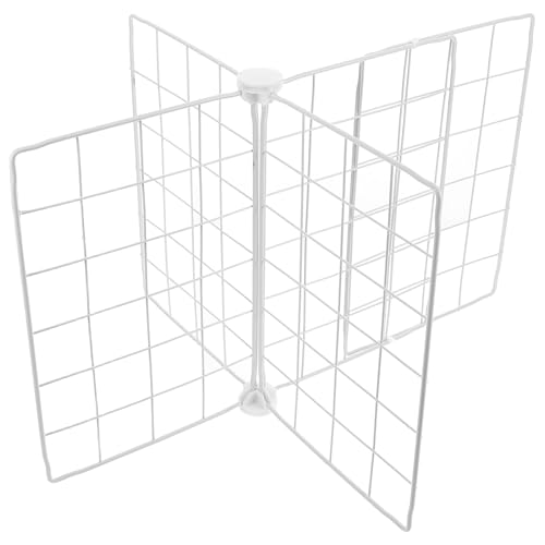 FUOYLOO Divisore Multifunzionale in Filo di Ferro per Congelatore a Pozzetto, Organizzatore Regolabile per Frigorifero Domestico Design a Griglia Ventilata, Accessorio Sostituibile