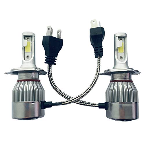 Czc Auto H4 9003 Hb2 Led Headlight Bulbs High Beam Beam 2 Pack Quick Install Led Headlamps 6000k
