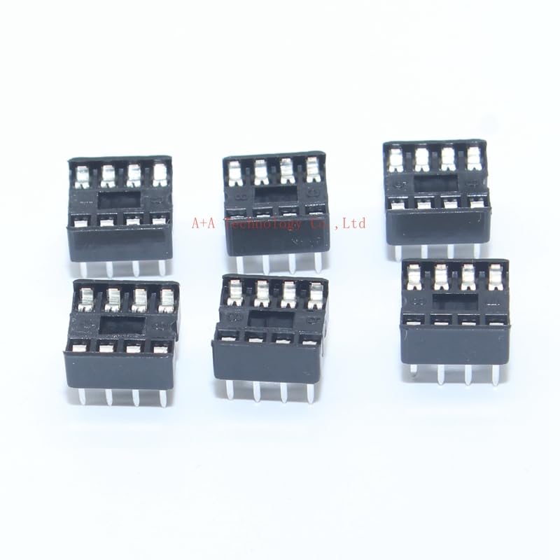 Wiring Connecting Terminals - 10PCS 8pin DIP IC Sockets Adaptor Solder Type 8 Pin 2.54mm for DIY