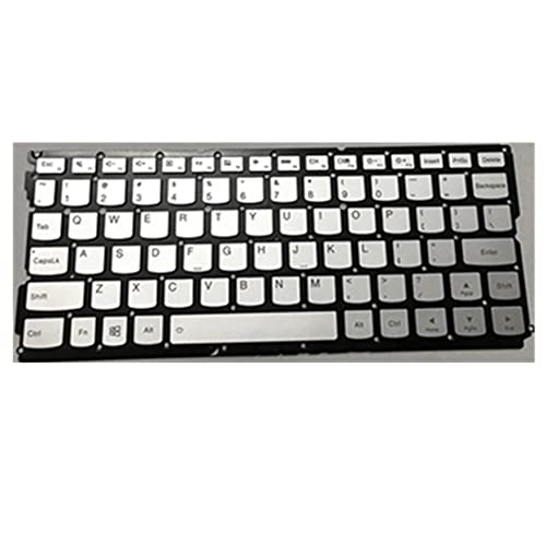 Teclado para Lenovo Yoga 900S-12ISK en color plata con tacto suave premium americano