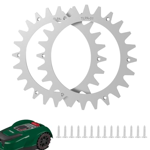 TRUSTLIONTEK Robot cortacésped para mejorar la tracción, compatible con robots cortacésped Parkside, tamaño de rueda 212 mm.