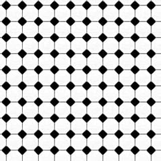 Itsy Bitsy Mini - Metro Hexagon Tile - Dollhouse Wallpaper 1:12 Scale - Peel and Stick 12 inches x 18 inches Self-Adhesive