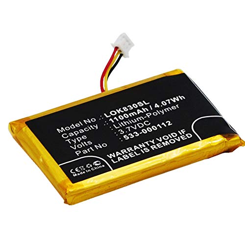 Preisvergleich Produktbild subtel® Qualitäts Akku kompatibel mit Logitech K830 / Illuminated K830, 533-000112 1100mAh Ersatzakku Batterie