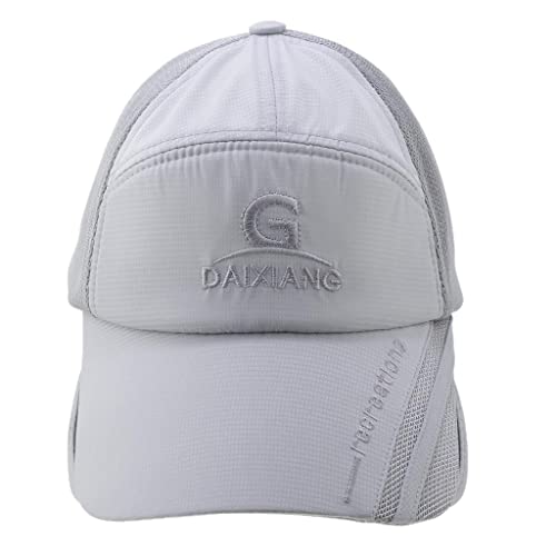 Gepnoo Bonés Esportivos Ao Ar Livre Ciclismo Corrida Pesca Bonés, Cinza