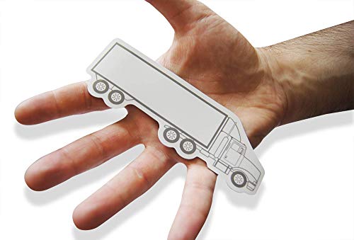 Set de 12 imanes refrigerador camion semi marca Novel Merk miniatura 3