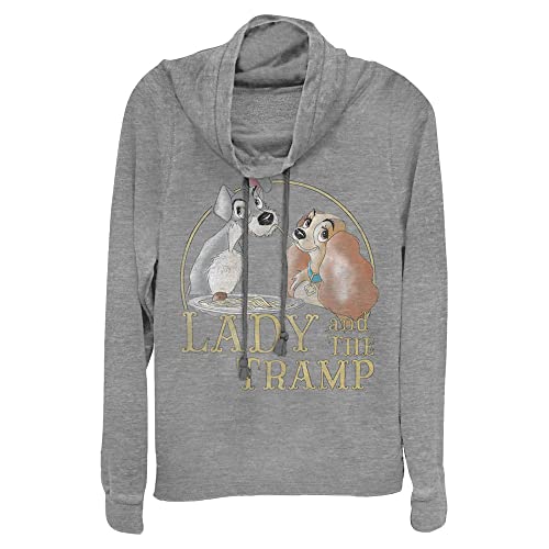Chemise de nuit Disney La Belle et le Clochard cadeau idéal femme taille M gris chiné