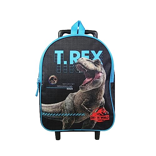 Bagtrotter Sac à Dos à roulettes 31 cm Maternelle Jurassic World Noir T-Rex