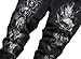 DANT BULUN Men's Fashion Casual Printed Jeans Stretch Skinny Denim Jogger Pants (Black90034,40)