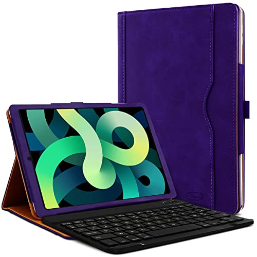 Clavier AZERTY et étui violet Karylax pour iPad 11 pouces 2025 A16