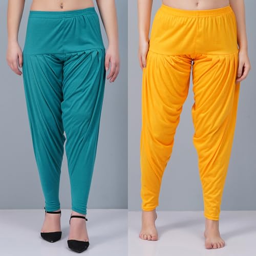 Image of Buy That Trendz Patiala Salwar for Women Relaxed Fit Viscose Patiyala Salwar Harem Bottom Pants
